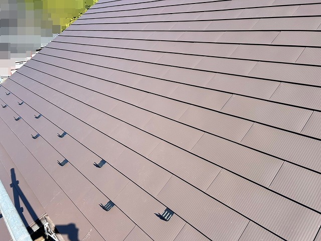 北杜市　屋根カバー工事